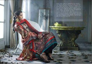 Sonam Kapoor Embroidered Lawn Collection 2012 By Firdous Linen