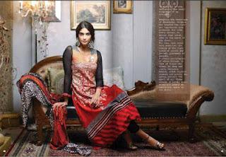 Sonam Kapoor Embroidered Lawn Collection 2012 By Firdous Linen