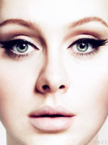 Adele Graces Vogue’s March 2012 Cover – Eyeliner Check, Massive