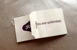 you are unlimited