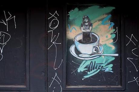 French Stencil Artist AliCè in London