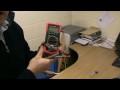 Central Heating testing autorange multimeter