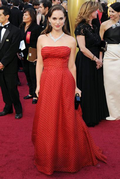 Natalie Portman Oscars 2012, oscars 2012, natalie portman, christian dior, harry winston