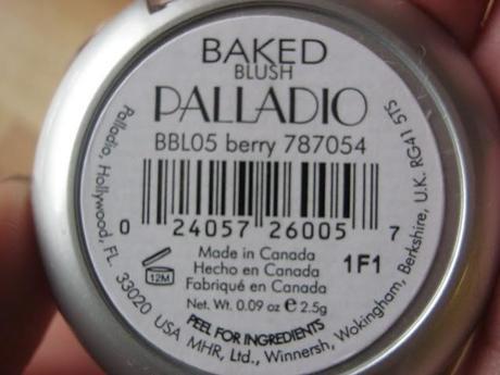 Beauty naturals- Palladio baked blush review