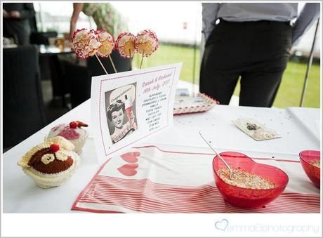 An art deco wedding with Pimms and ice cream