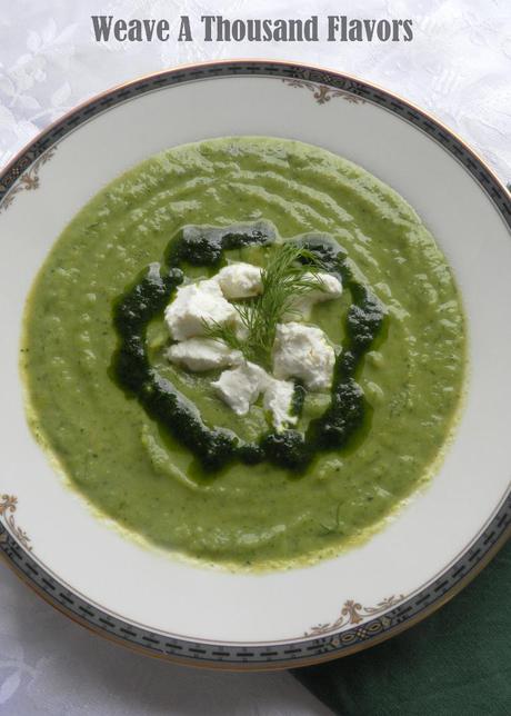 Broccoli, Leek & Dill soup - 01