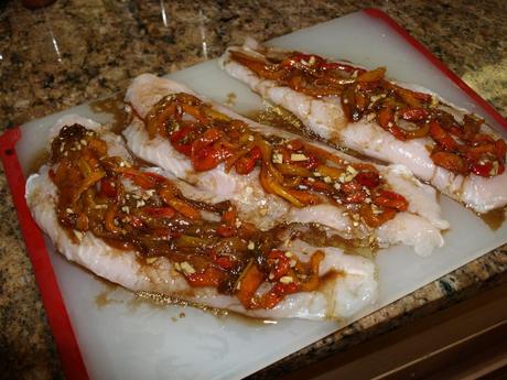 Baked Basa Roulades