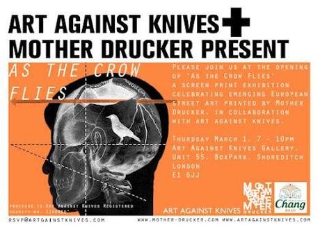 Art Against Knives X Mother Drucker Presents ‘As The Crow Flies’
