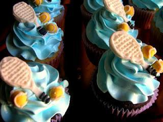 Tennis Cupcakes - I Could Go For That!