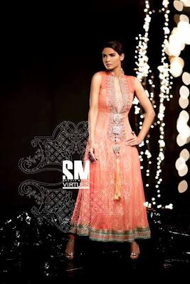 Spring Summer Dresses Glamorous Collection by Saadia Mirza Virtues