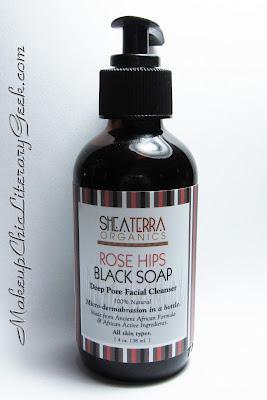 Review: Shea Terra Organics Rose Hips Black Soap Deep Pore Face Wash & Mask