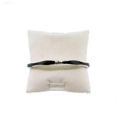 Pre-Owned Ippolita Sterling Silver and Black Enamel Hammered Bangle