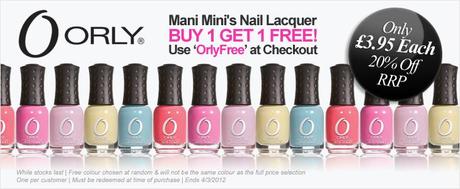 Orly Buy 1 Get 1 free