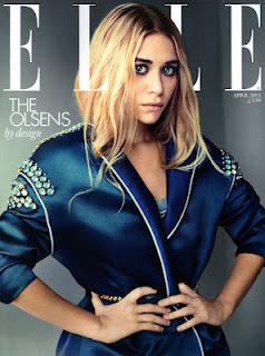 Exclusive Pics of Olsen's ELLE UK April 2012 Covers