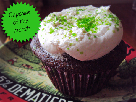 March cupcake: Irish Car Bomb