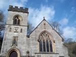 Church, blue skies, Buxton, Peak District, Millers Dale, Wriggly Tin