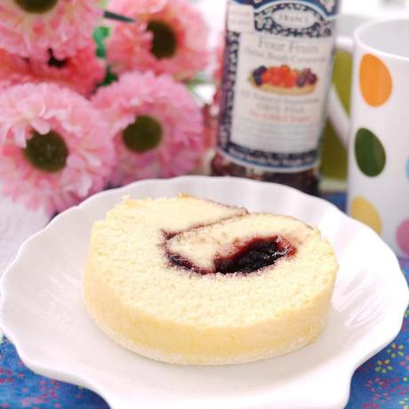 Swiss Roll With Mixed Berry Jam