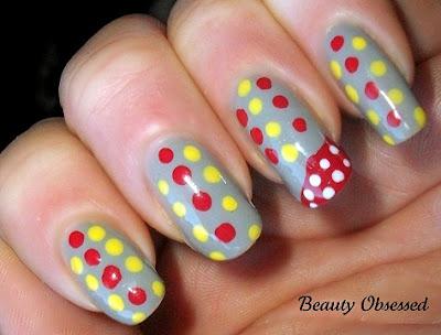 A Years Challenge Week 9: Polka Dot Mani