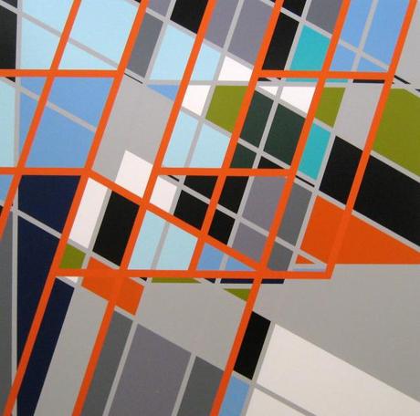 modern art, abstract art, contemporary art, Sarah Morris, modern abstract