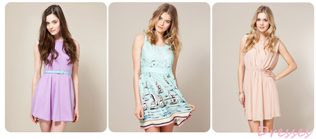 pretty pastel dresses