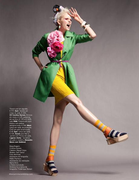 Dani Seitz in Candy Colour Photographed by Benjamin Kanarek for VOGUE ...