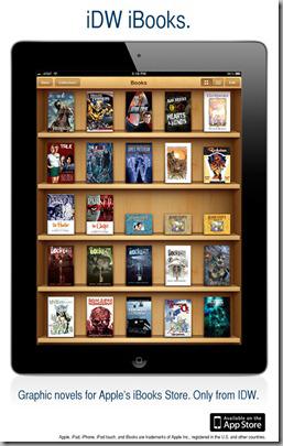 IDW Now Offers 40+ Graphic Novels on Apple’s iBookstore