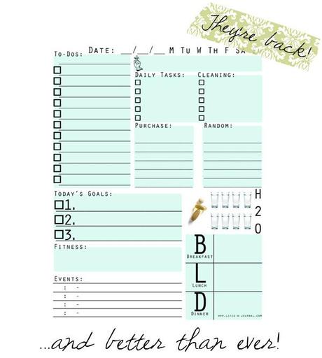Daily Page Notepads are Back!