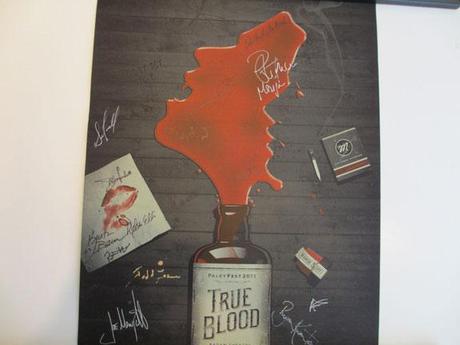 Bid on a Signed PaleyFest 2011 True Blood Poster