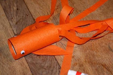 Crepe Paper Goldfish