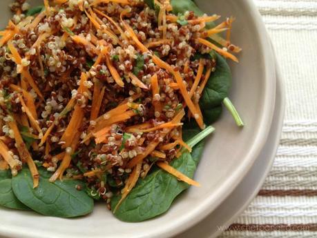 Quinoa Carrot Cilantro Salad