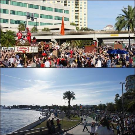 The usual Friday dinner and Gasparilla Fest :)