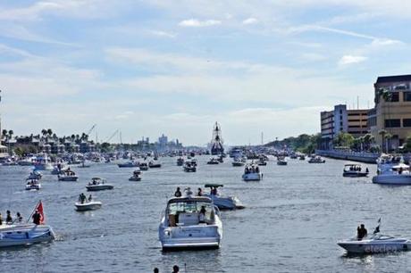 The usual Friday dinner and Gasparilla Fest :)