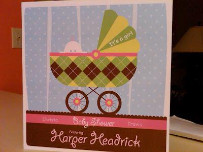 Darling Baby Shower Card