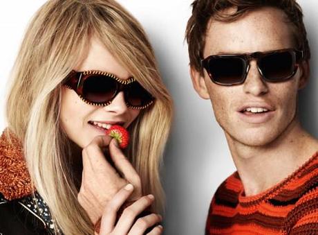First Look: Eddie Redmayne & Cara Delevingne in brand new Burberry S/S12 Campaign