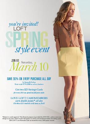 LOFT's Spring Style Event This Saturday!