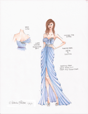Adrianna Papell For E! Live From The Red Carpet Design Contest Winner Unveiled