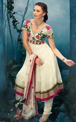Gorgeous Embroidered Churidar & Anarkali Collection For Summer 2012