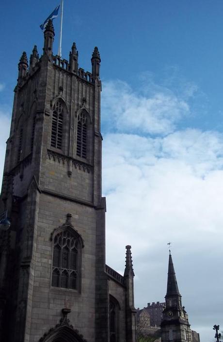 St John's Church, Edinburgh, West End, Edinburgh Castle, Blue Skies