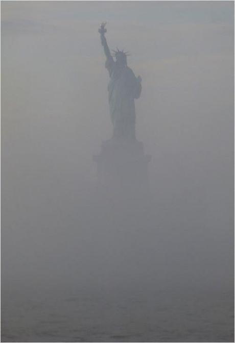 Foggy Lady Liberty