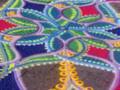 Bright Colored Sand Painting Detail