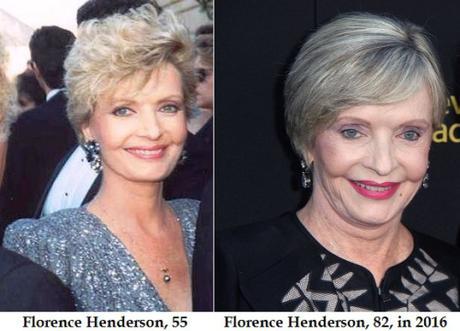 Florence Henderson, 55 & 82