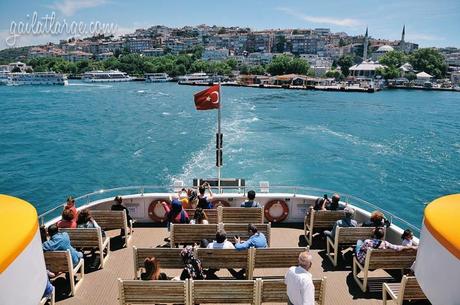 ferry across the Bosphorus Strait, Istanbul