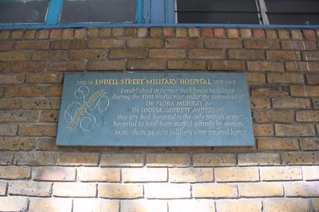 #plaque366 Endell Street Military Hospital