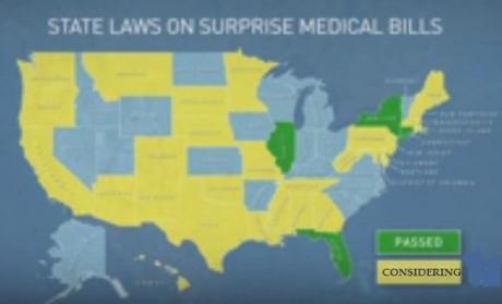 state laws on surprise medical bills