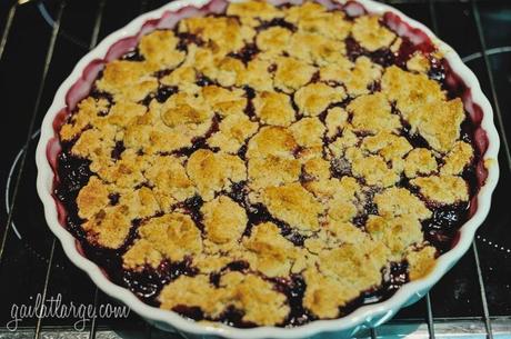 cherry cobbler, by Gail at Large