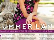 "PROLIFIC YOUNG WRITER KEEPS HITS COMING" [Lifestyle Magazine Spread]
