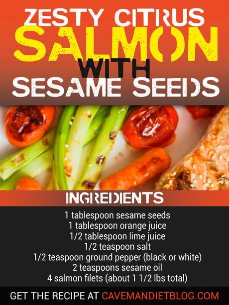 paleo dinner recipes zesty salmon with ingredients image
