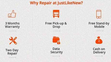 JustLikeNew.in : Online Mobile Repair Service