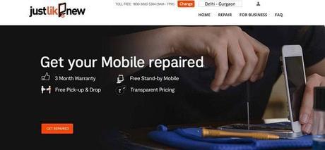 JustLikeNew.in : Online Mobile Repair Service