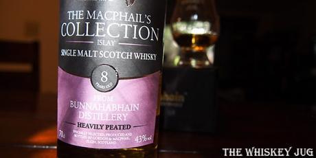 Gordon and Macphail Bunnahabhain 8 Years Heavily Peated Label